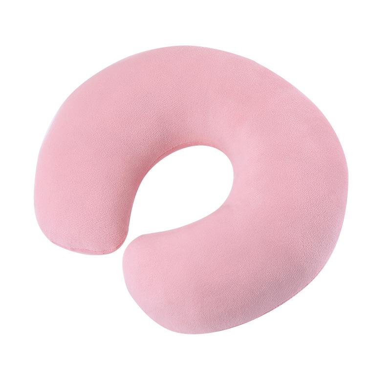 Nackenstütze U-förmiges Samt-Reisekissen