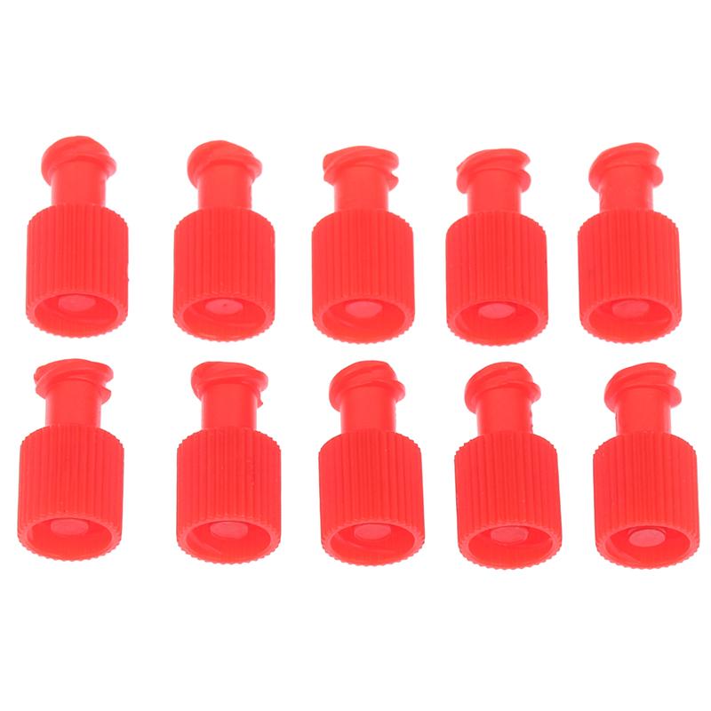 10Pcs PP Male Female Luer Lock Integrated Plug Adapter Air Valve Pipe Dispensing Glue Syringe Barrel Fitting Connector End Caps