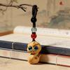 Sandalwood Twelve Zodiac Snake Keychain Pendant & Phone Charm