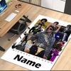 Custom Name Michael Jackson Printed Carpet, for Office Chair Living Room Bedroom Kitchen Room Decor Gifts.