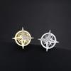 Yousheng Brooch Six-Pointed Star Alloy Brooch Sparkling Rhinestones Inlaid Suit Corsage Shirt Collar Pin Personalized Badge