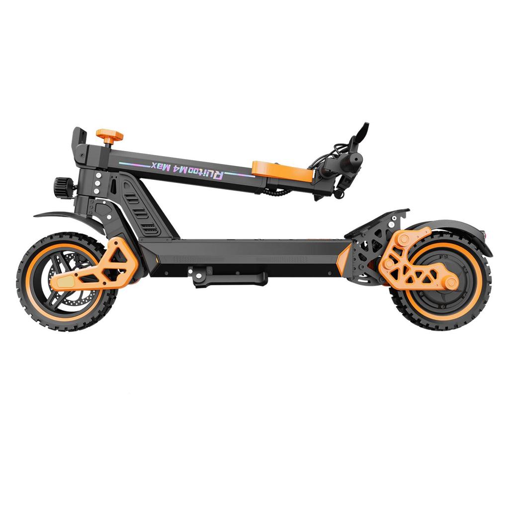 Ruitoo M4 MAX Faltbarer Elektroroller, 48V 15,6Ah Akku, Doppelte Hydraulikfederung