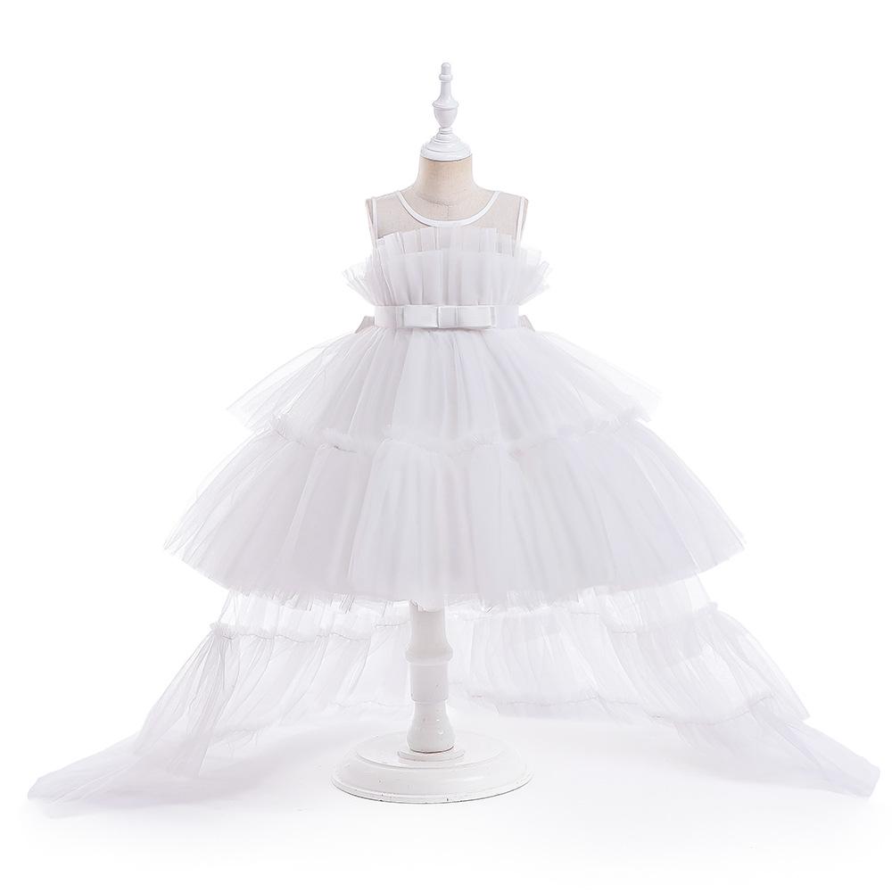 Children's Tulle Flower Girl Princess Gown - Little Girl Performance Dress