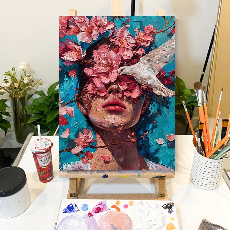 

Сделай сам Исцеляющая Декомпрессионная Масляная Живопись, Без Внутренней Рамы 30x40 cm