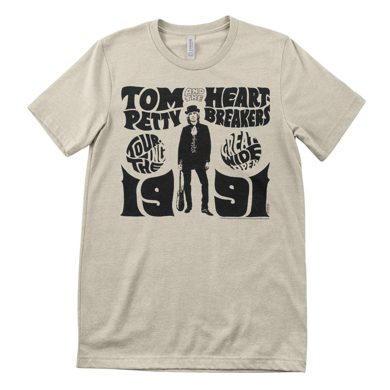 Licensed Tom Petty The Heartbreakers Great Wide Open Mens T-Shirt XL