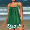 2025 European & American Stylish Slimming Women's Tankini Swimsuit