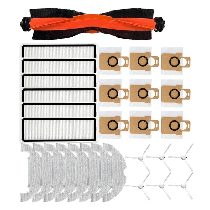 A25F-For Xiaomi Robot Vacuum Cleaner Mop Cloths Rag Dust Bag Replacement Spare Parts Set