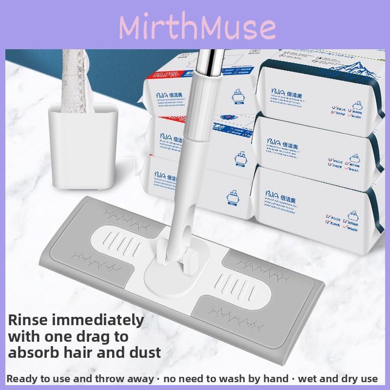 Floor Electrostatic Disposable Mop Rotating Dry Wet Cleaner Home Tool Cleaning