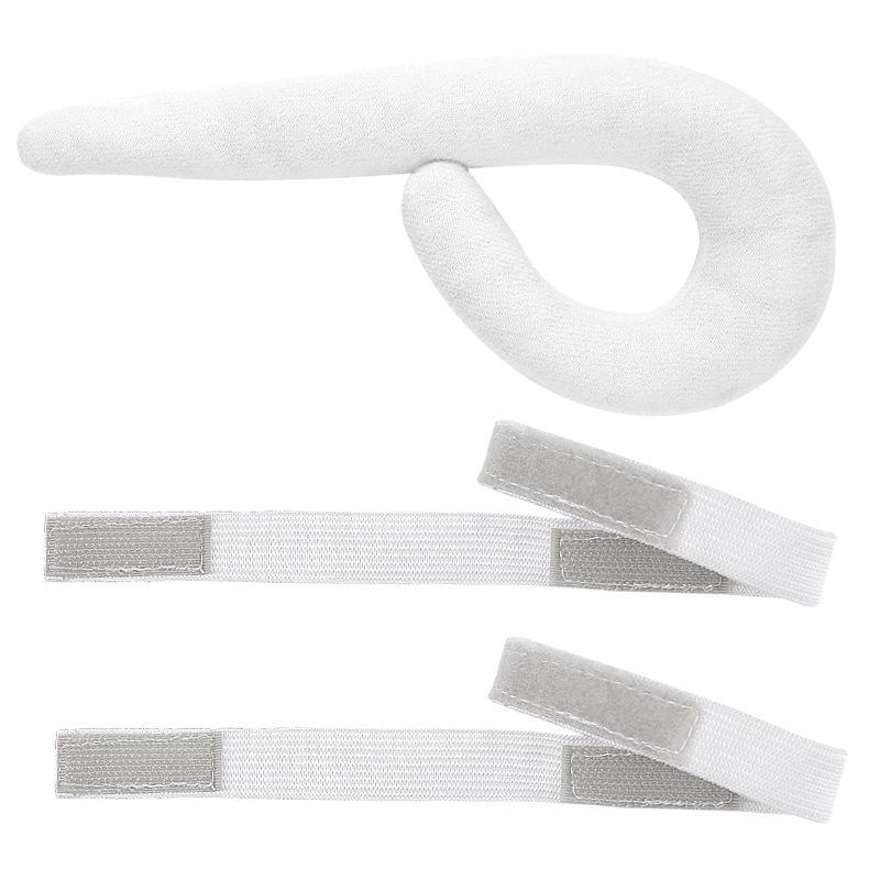 

Hook-Shaped Ankle Pad for Foot and Achilles Support White