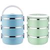 1pcs Stackable Stainless Steel Lunch Box Insulated With Handles  Portable Leak-Proof BPA-Free Bento Box for Adults Work, Picnic