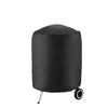Portable BBQ Cover Outdoor Dust Waterproof Heavy Duty Grill Cover Rain Protective Outdoor Barbecue Cover Round