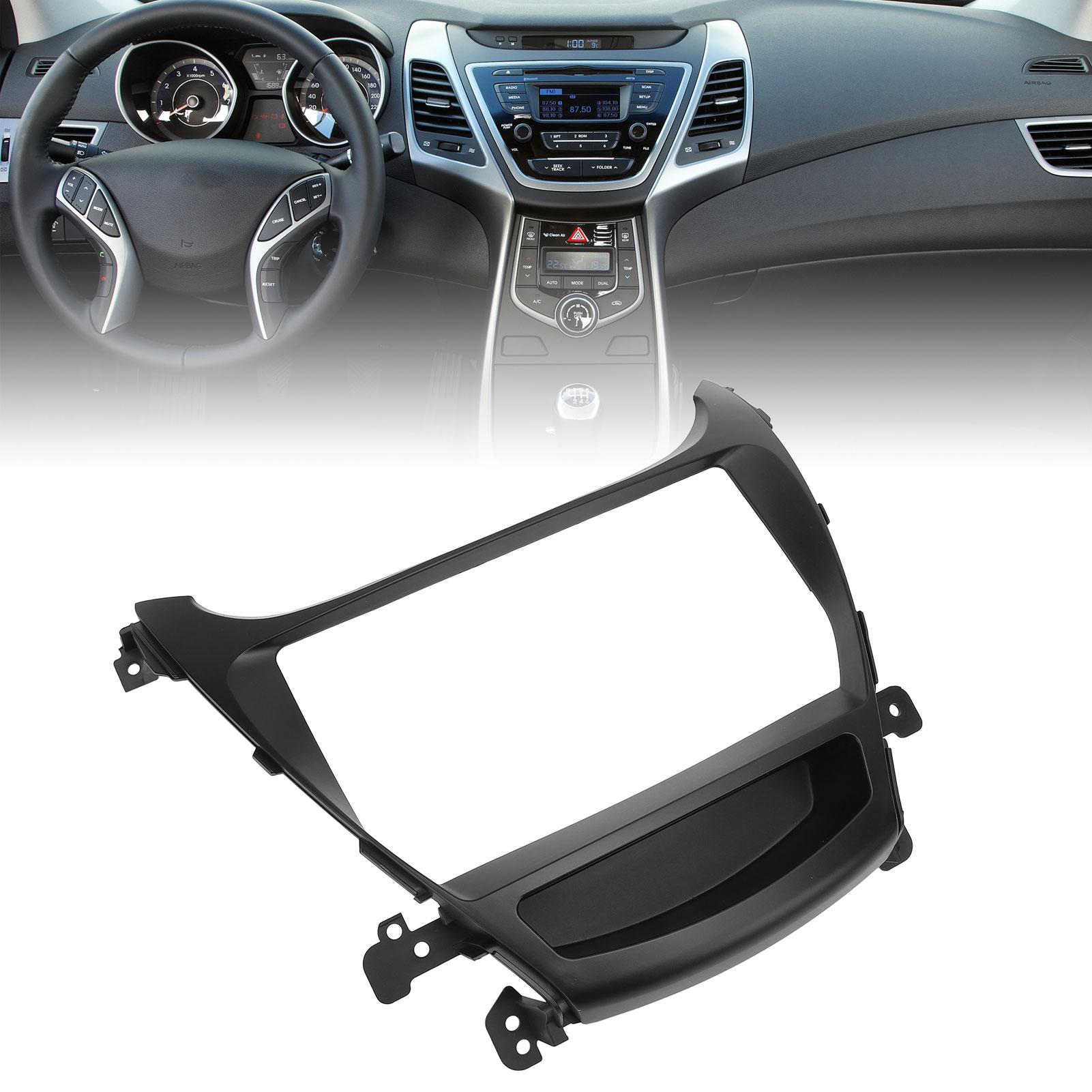 

9-дюймовая автомобильная радиоприемник стерео панель приборной панели GPS-навигация панель приборной панели рамка для Elantra 2015–2016 с жгутом проводов