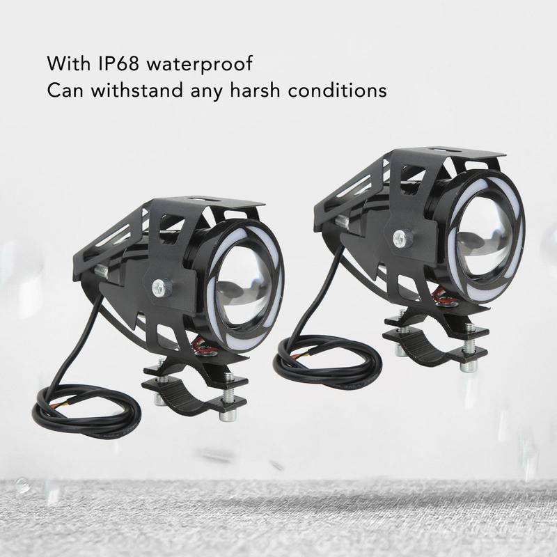 LED Work Lamp Motorcycle LED Spotlight IP68 Waterproof 12-60V High Low Beam Colorful  for Truck for Car