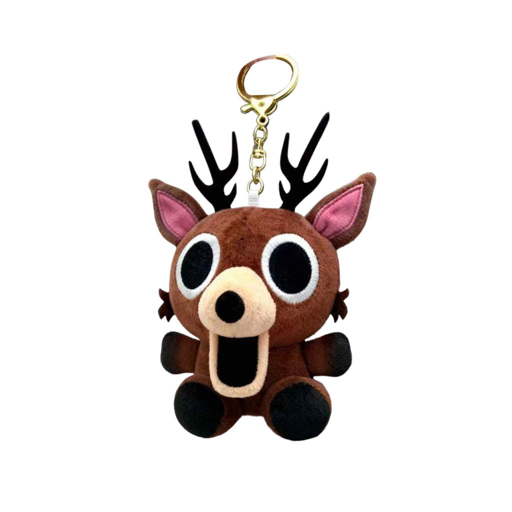 Plush Toy Keychain - Cute Stuffed Animal Key Ring, Soft Portable Charm For Bags/Keys, Gift For Kids & Adults