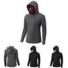 Stylish Loose Fit Long Sleeve Hoodie Sweatshirt With Skull Head Mask Print