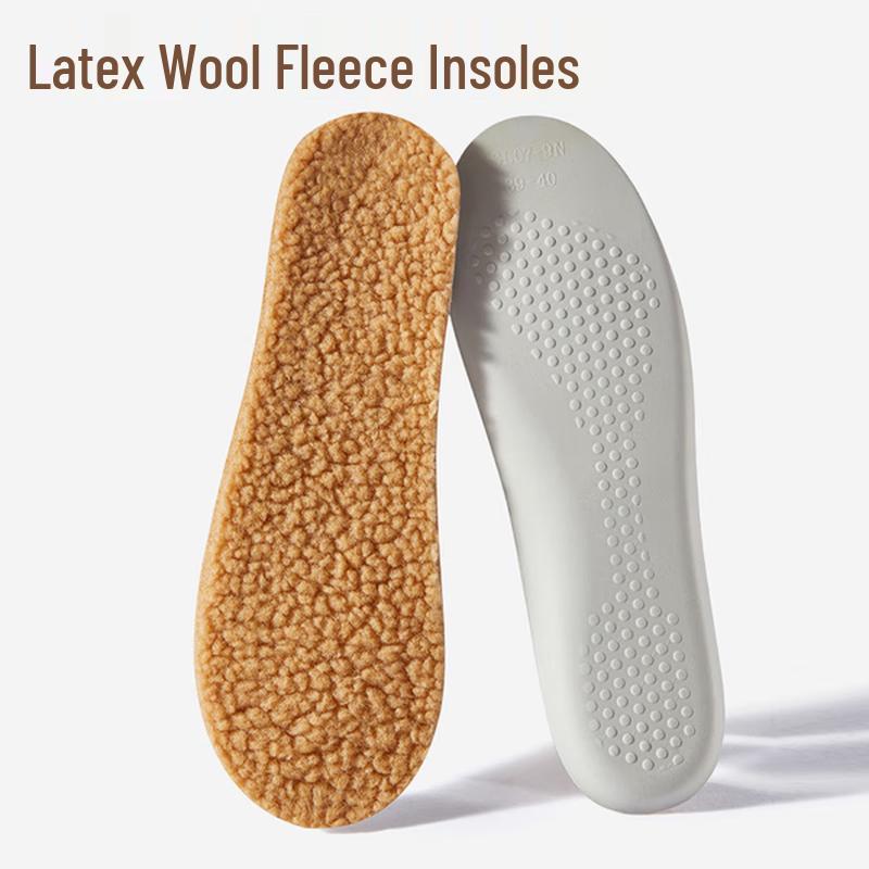 

Winter Warm Lamb Wool Latex Insoles