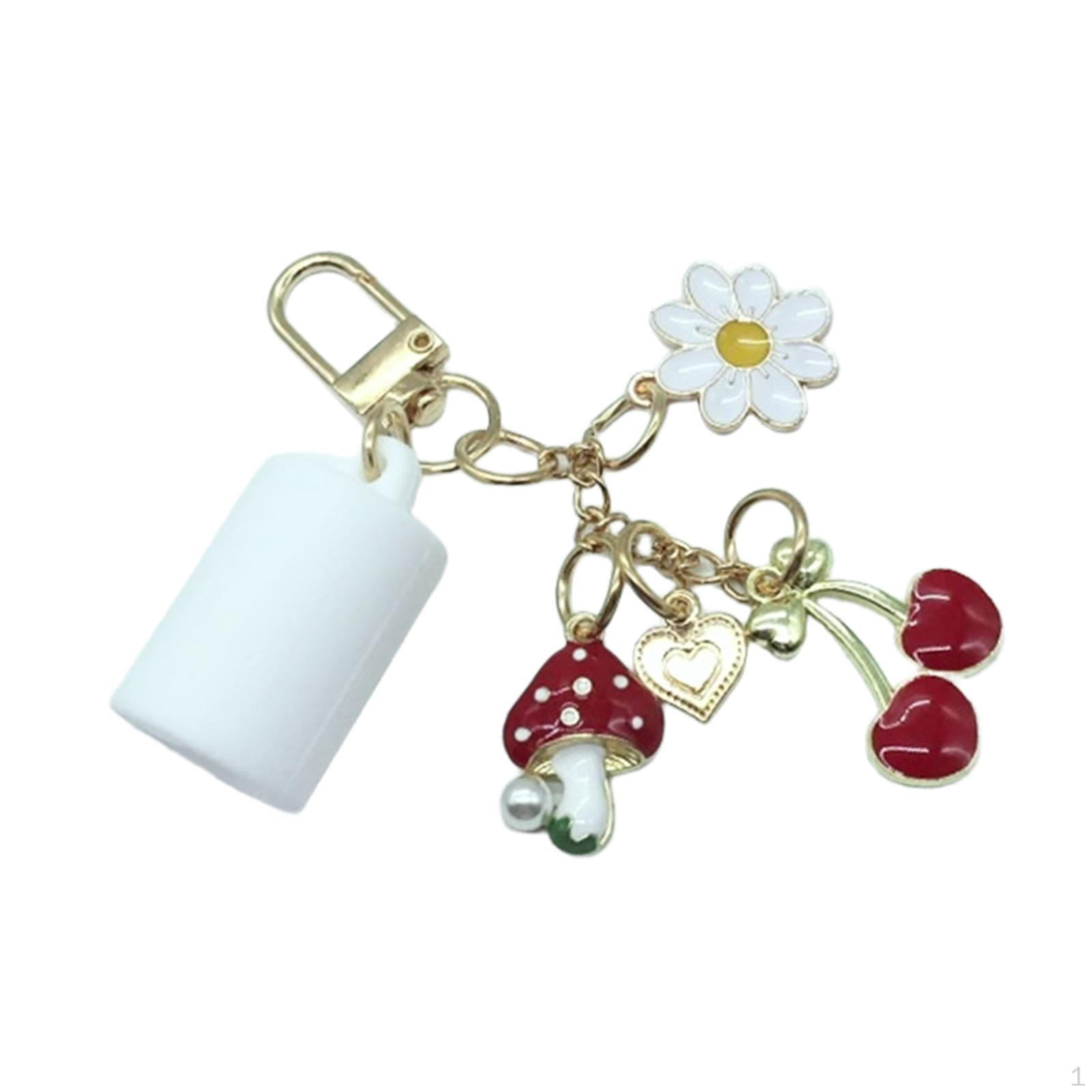 

Keychain Cap Holder Keyring Key Ornament Cute Bag Accessories Hanging Pendant for Car
