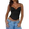 Cross-Border European and American Foreign Trade Women clothes 2025 Spring Summer Amazon Independent Station Sexy Style Solid Vest Small Sling Women
