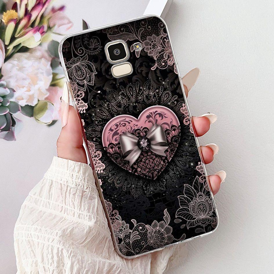 For Samsung Galaxy J6 2018 J600 SM-J600F Case Luxury Marble Dragon Soft Clear Silicone Phone Cover For Samsung J6 Plus J610 Capa