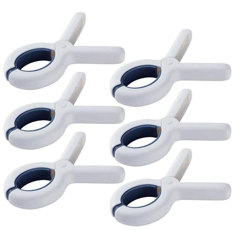 1/3/6/12 Peças Prendedores de Roupa de Plástico Com Molas Fortes Anti-Ferrugem Clips Resistentes Para Toalhas de Praia Prendedores de Roupa Para Lavanderia Clips Para Toalhas