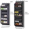 Wall-Mounted Multi-Layer Foldable Shoe and Sundry Storage Bag