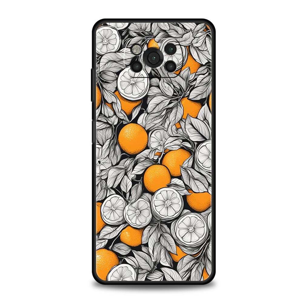 

Summer Fresh Fruit Lemon Print Phone Case Cover for Xiaomi Poco F7 Ultra F6 F5 F4 F3 X6 X5 X4 X3 NFC C51 C55 M4 GT 5G Soft TPU Poco C55