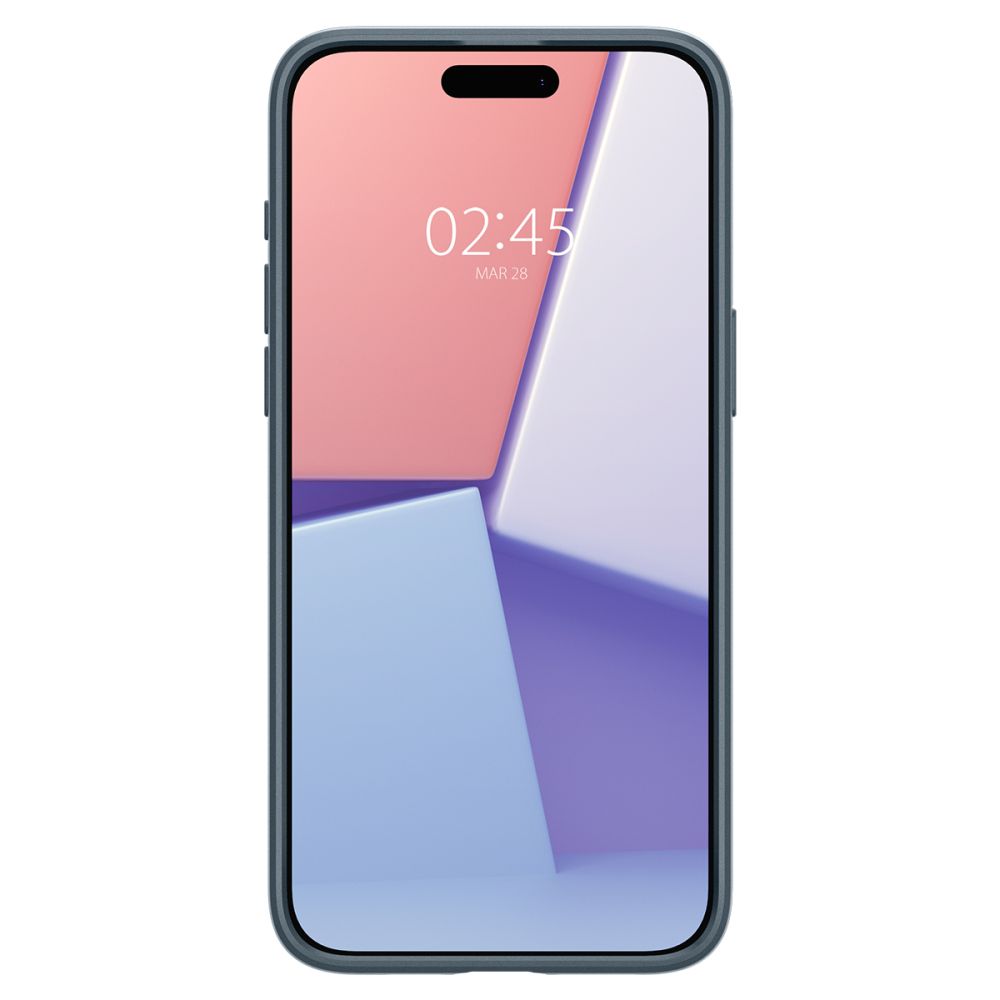 Spigen Dünne Passform iPhone 15 Pro Max Metallschiefer