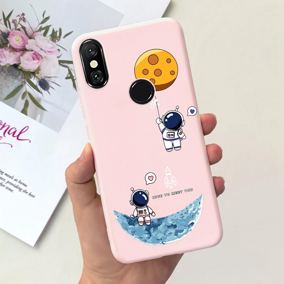 Case For Xiaomi Mi A2 Lite 5.84" Cute Animal Cartoon Candy Color Soft Silicone Phone Bumper For Xiaomi Mi A2lite Back Cover