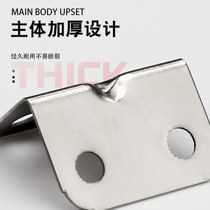 L-Shaped Shelf Support Bracket 90 Degree Corner Connector Table Chair Legs Steel Hardware Fixing Clip