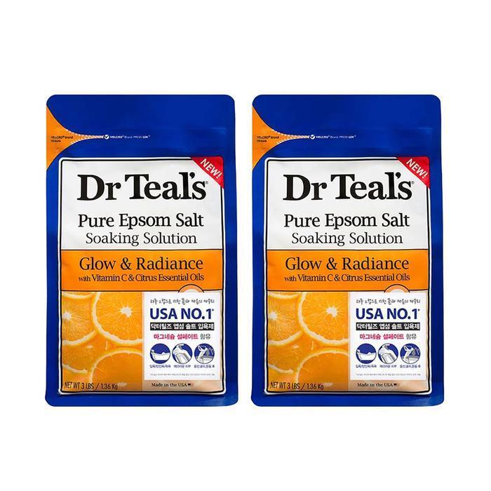 

Dr. Teal s Epsom Salt Bath Bombs with Vitamin C, 1.36kg x 2 (13172090)