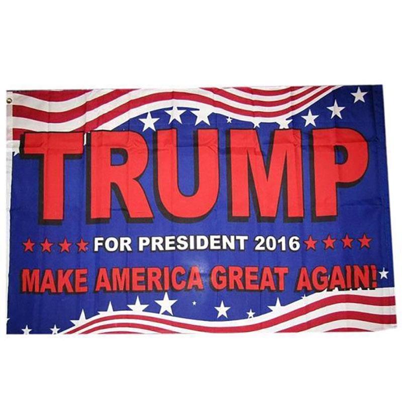 Make President For America Great Again Donald Trump 2016 Flag 3x5 Banner Foot A#