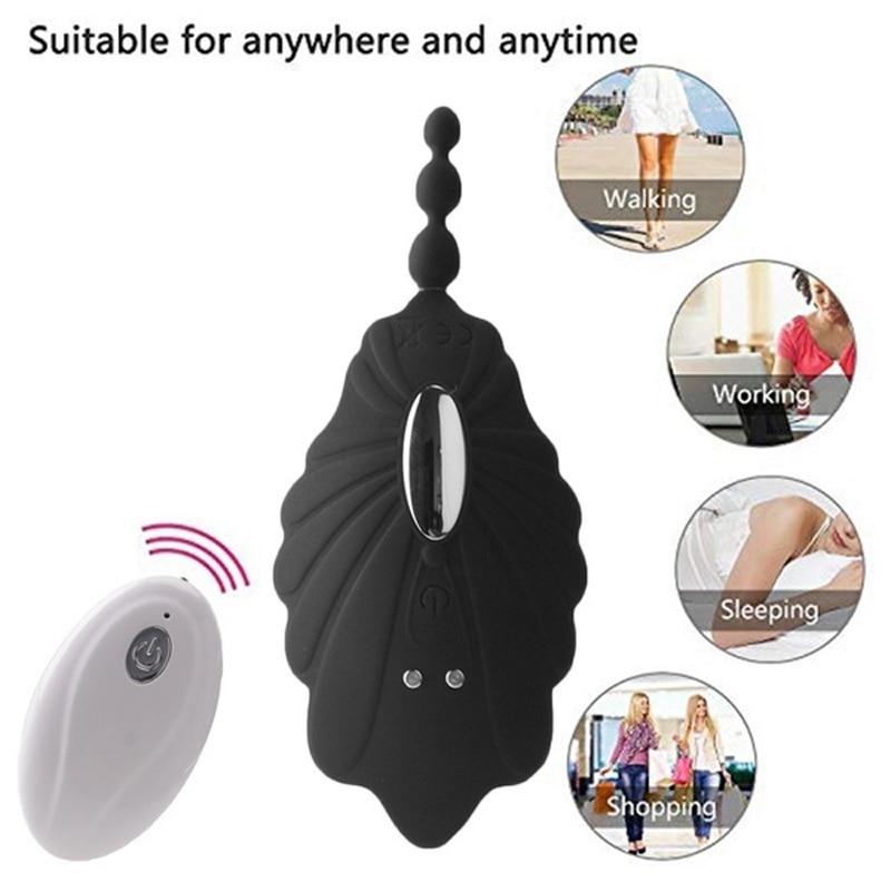 Invisible Sex Toys for Women Vbrator with Remote Control Anal Plugs Butterfly Panties Vibrating Egg
