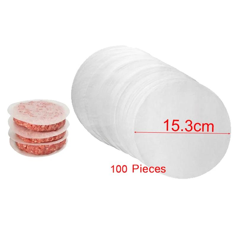 100Pcs/Lot Hamburger Press Patties Papers Patty Oil Paper Drop Shipping