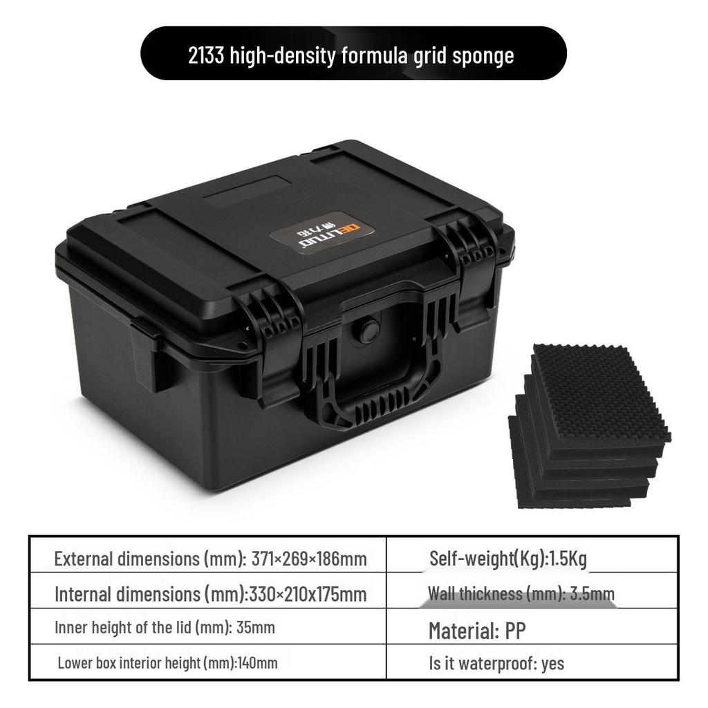 קופסת הגנה מפלסטיק עמידה למים ועמידה בפני זעזועים למצלמה וציוד