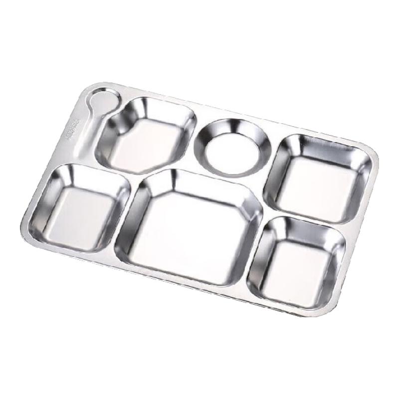 Wèiyì 304 Stainless Steel Divided Food Tray