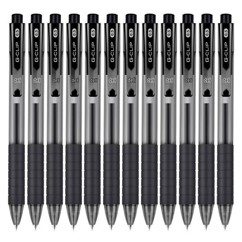 Deli S06 0.5mm Black Gel Pen
