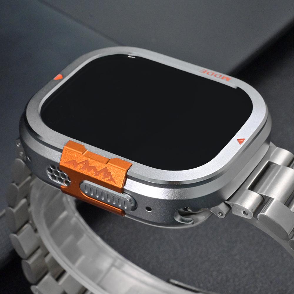 Luxury Metal Case for Apple Watch Ultra 3 49mm 11 46mm Protector Case Aluminum Cover Bumper Frame for IWatch Series 10 46 ULTRA2