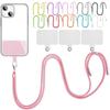 1PC Cell Phone Lanyard Crossbody Adjustable Neck Strap for Around The Hand with Clear Tether Tab for Most Full Coverage Phones Case