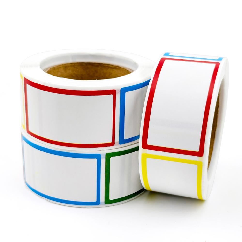 

Colorful Blank Handwritten Roll Labels Large Size Seasoning Jar Stickers Non-drying Adhesive Marking Tags for Bag Packaging