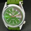 AUTOMATIC VINTAGE REFURBISHED SEIKO 5 6309A JAPAN MENS GREEN WATCH a441094-4 Sk-a441094