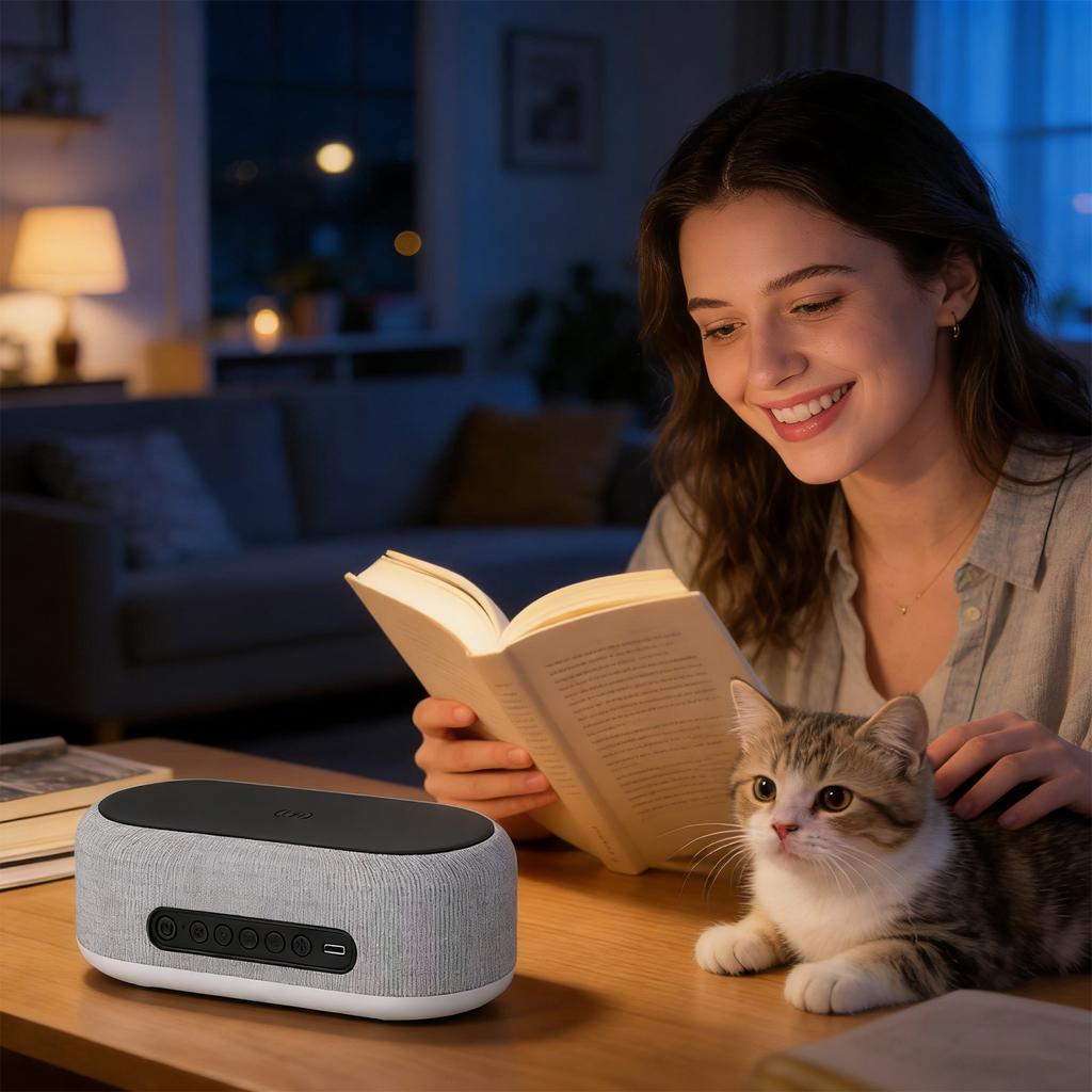 Wireless Charger (with Clock And Night Light) — A Multifunctional Charging Station That Doubles As A Bedside Alarm Clock And Ambient Light