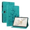 For Honor Pad 9 (Versions: Wi-Fi; 5G/Wi-Fi Also known as Honor Tablet 9). PU Leather Exquisite Floral Embossed Design Tablet Case