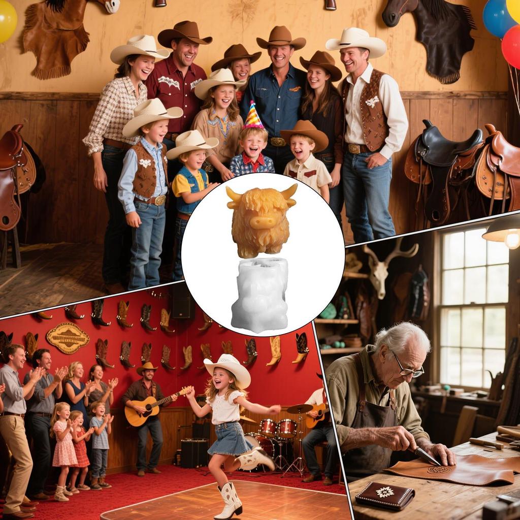 Djurhartsformar Söta Silikonformar Livsmedelsgodkänd Form Flexibel Non-Stick för Choklad Hantverk Tvål Mat Is Kaka Snacks Bakning