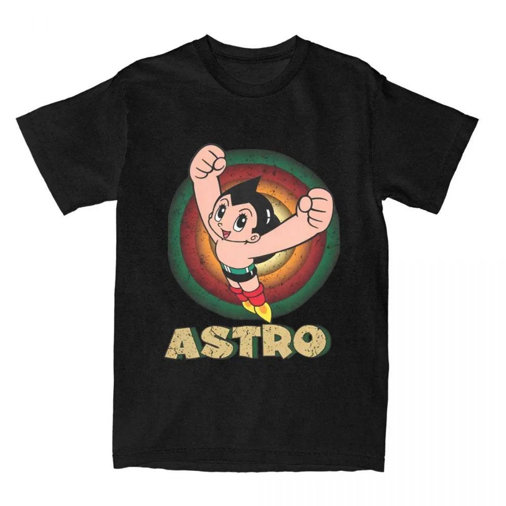 New Classic Cartoon Astro Boy Shirt Apparel Manga Mighty Atom Astroboy Clothing Men Women TShirt Parent Child Adults Children