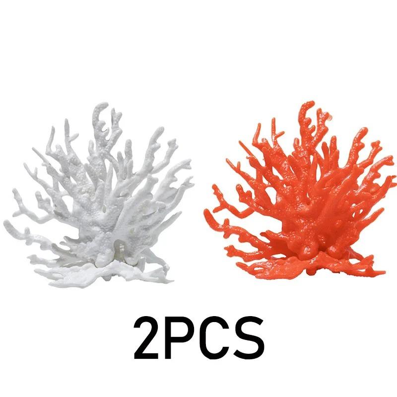 Fake Coral Aquarium Decoration for Aquarium Coral Water Plant Resin Fish Tank Aquascape Simulation ZSP06