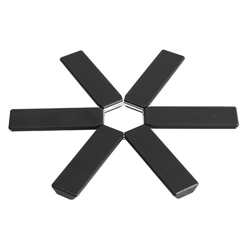 

Креативный складной шестилапый противоожоговый коврик: Жаростойкая кухонная подставка для кастрюль, тарелок, мисок и овощей OPP Bag Pack