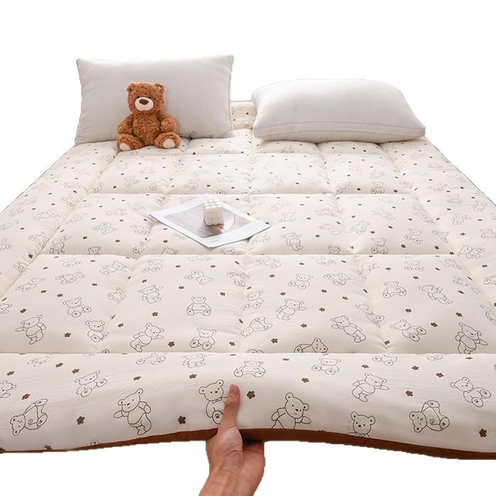 Class A Xinjiang Cotton Tatami Mattress Pad - Soft Quilt for Home & Dorm, Single or Double Bed