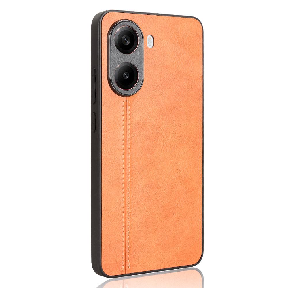 For Xiaomi Poco X7 Pro 5G Case Leather + TPU + PC Phone Cover Stitching Line