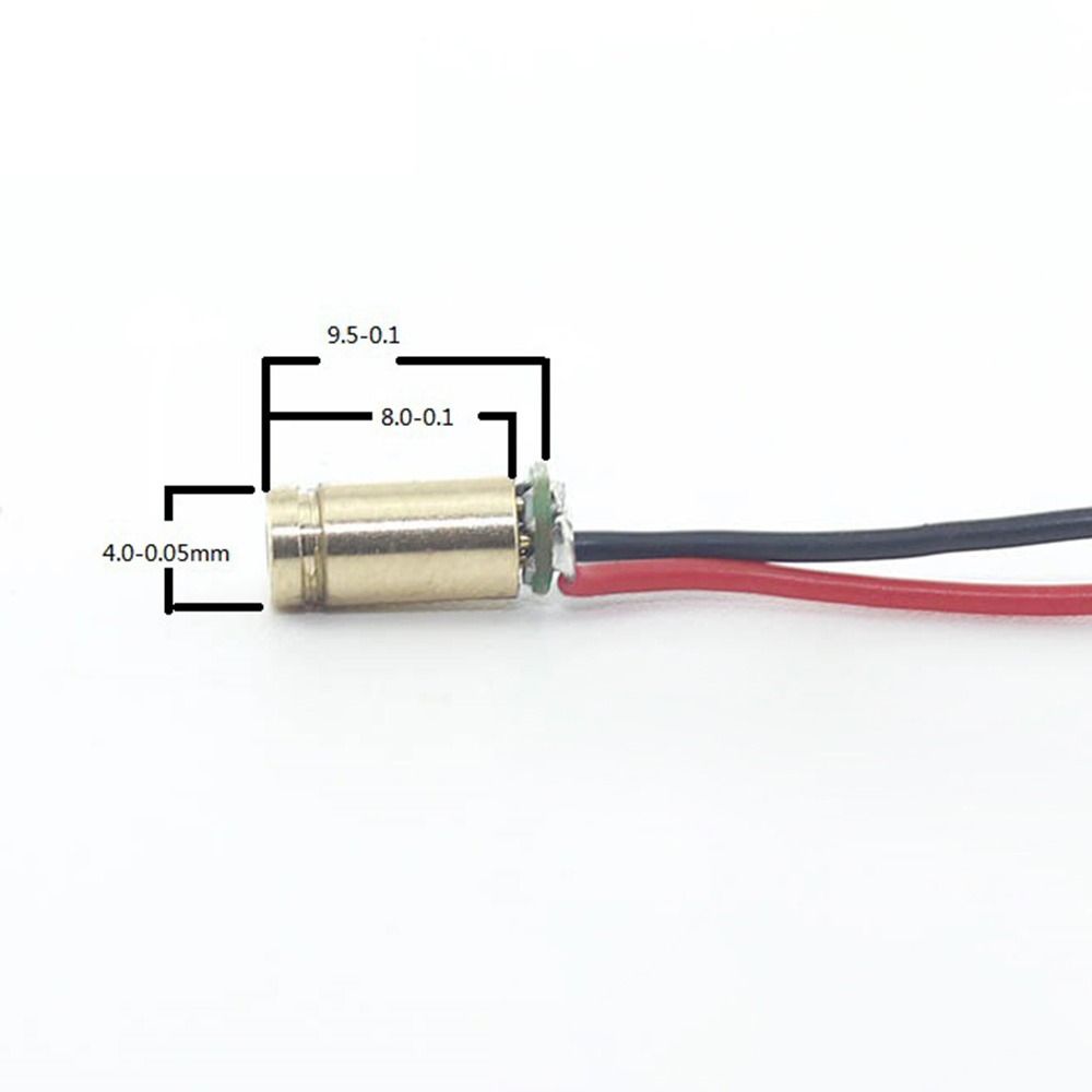 1pc High Quality 6V Copper Head Adjustable Lasers Dot Diode Module 4mm Laser Diodes 650nm5mw