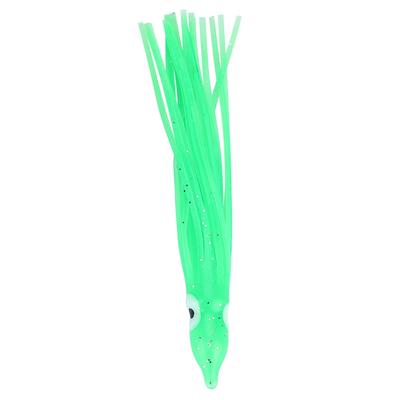 10pcs Bag Mini Size Squid Octopus Shape Fishing Bait Lure Fishing Tackle Tools Luminous Green